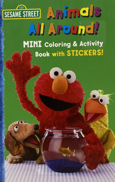 Sesame Street Mini Digest Coloring and Activity Book with Stickers