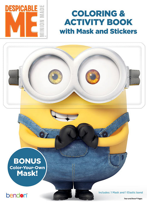 Minions Coloring and Activity Book with Mask