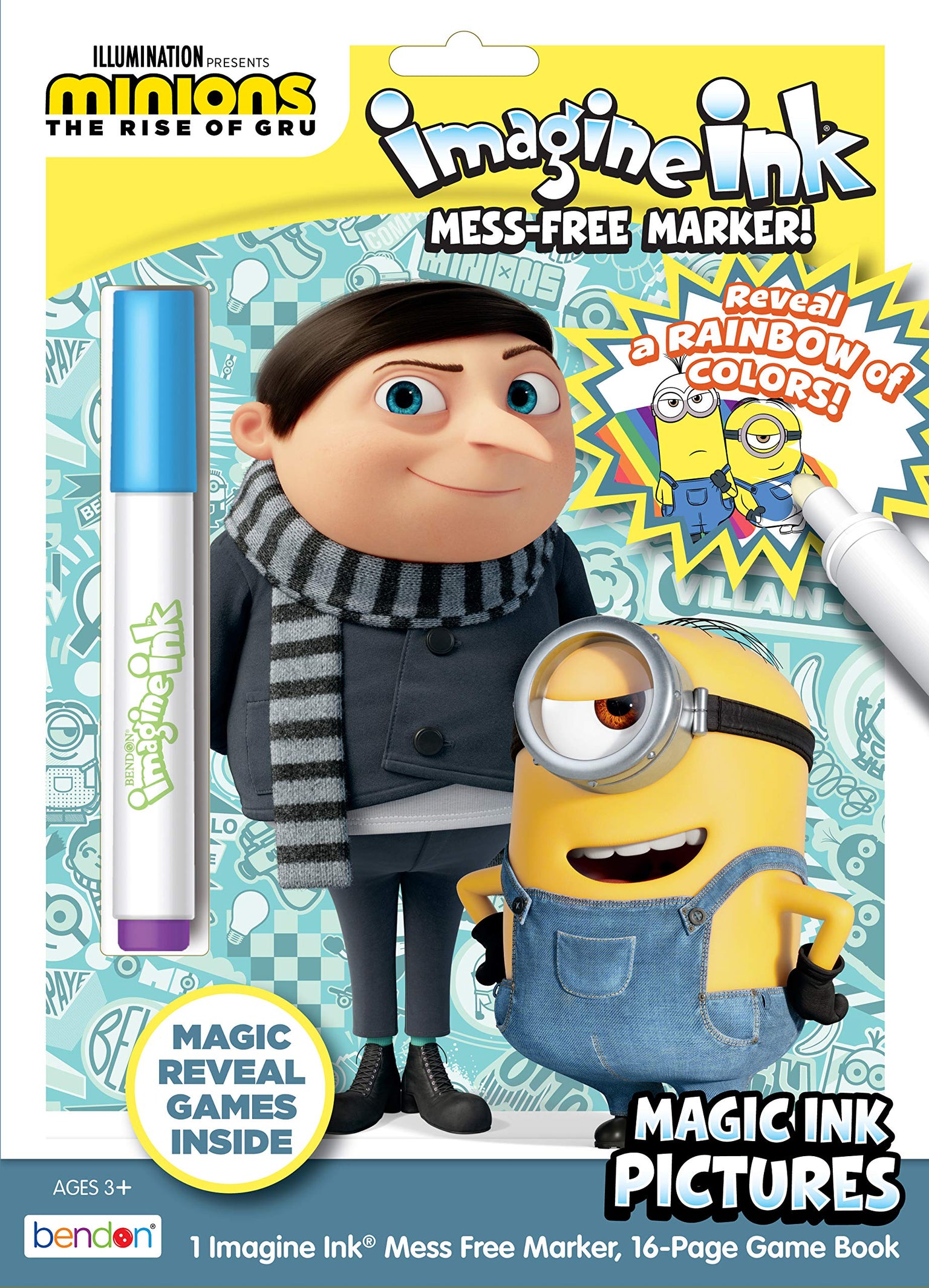 Magic Ink Coloring Imagine Ink Magic Ink Coloring Book — Telegraph Road Entertainment
