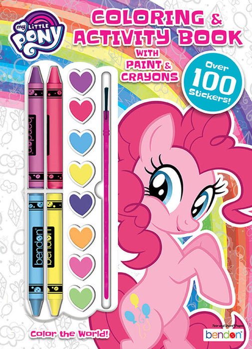 My Little Pony Colour & Activity Book with Paints & Crayons