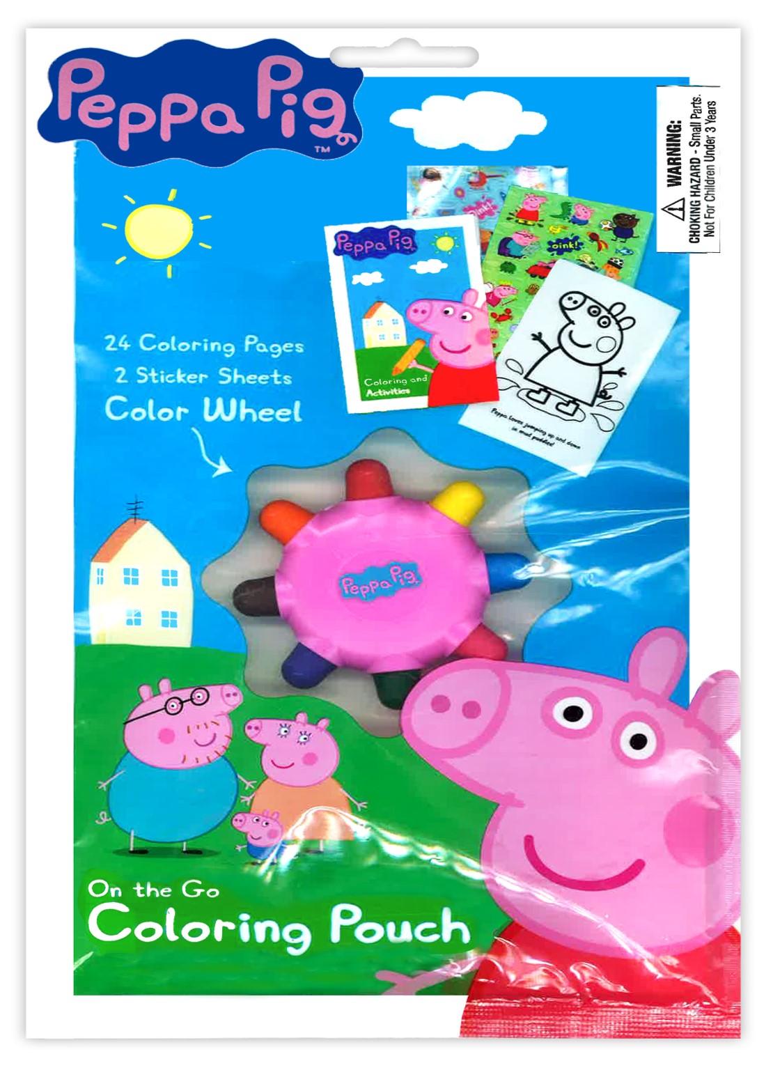 Peppa Pig Sticker Pad Book Childrens Kids Activity Stickers with