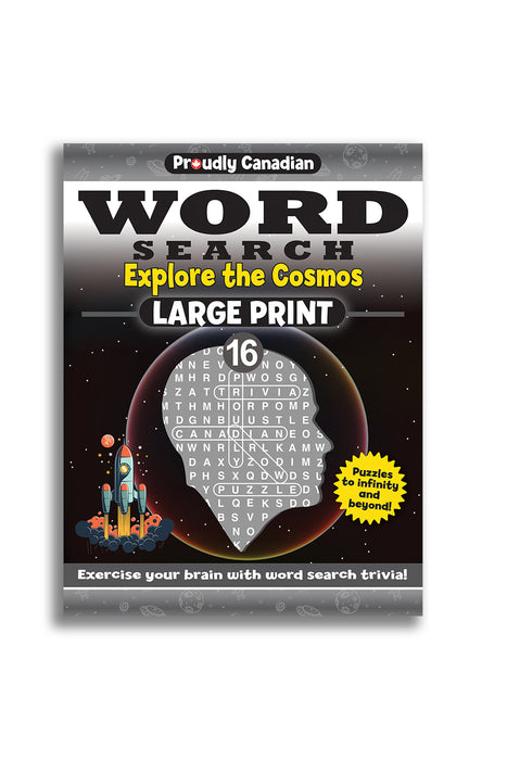 Proudly Canadian Word Search - Explore the Cosmos - Volume 16