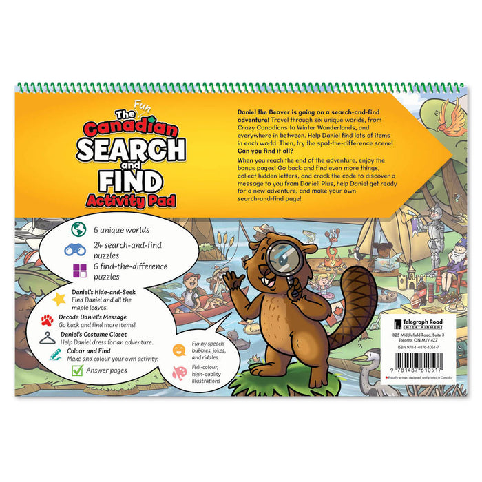 Canadian Activity Pad – Search and Find: Lake Monster