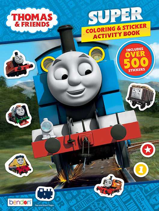 Thomas and Friends Super Colouring & Sticker Activity Book