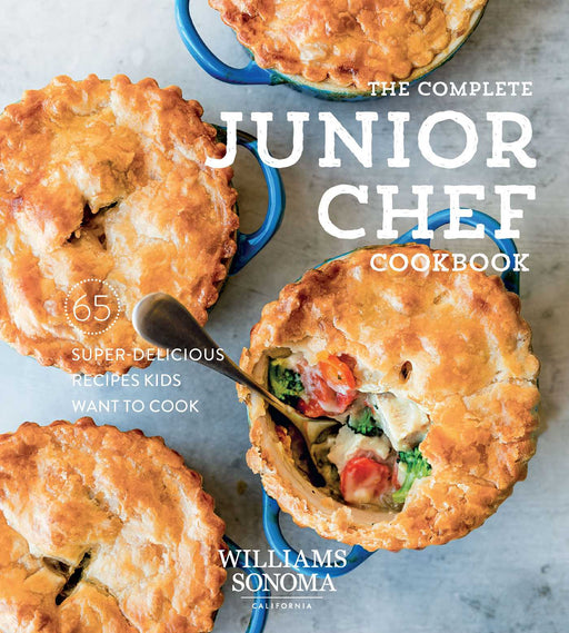 65 Super-Delicious Recipes Kids Want to Cook By Williams Sonoma. Packed with tasty recipes and easy cooking tips, Williams Sonoma Complete Junior Chef features an inspiring collection of kids’ favorite recipes in a colorful, easy-to-follow format that is perfect for the aspiring young chef. ISBN: 9781681884417