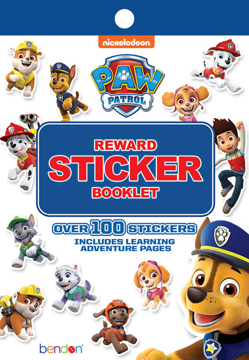 Encourage and reward good habits and outstanding work with Bendon's PAW Patrol Reward Sticker Pad!  Inside you'll find over 100 stickers featuring your child's favorite characters—perfect for reward charts, spelling tests, good grades, and so much more! As an added bonus, learning activities and reward certificates are included for extra-special accomplishments! Includes over 100 reward stickers to encourage and reward  Perfect for reward charts, good grades, and so much more  Ideal for ages 3 and up