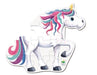 Unicorn Floor Puzzle for Kids | Bright & Colourful Illustration, 24'' x 18