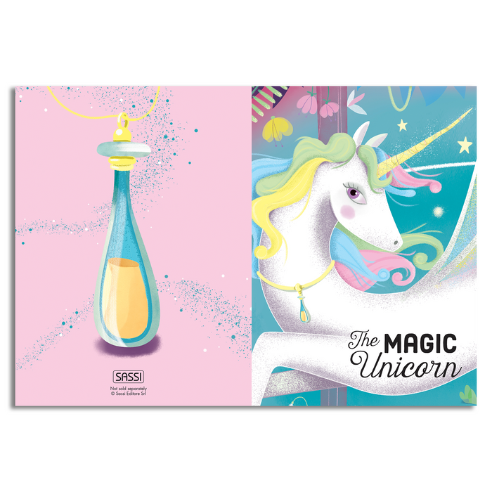 High-Quality, Durable Puzzle Pieces Featuring a Vibrant Unicorn Illustration